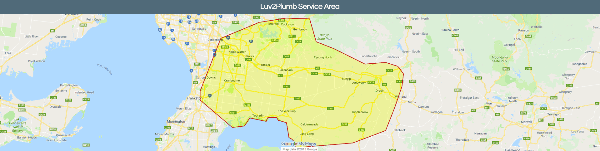Our service are around Pakenham